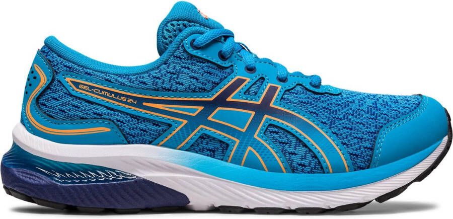 ASICS Gel-Cumul GS Hardloopschoenen Island Blue Sun Peach Kinderen