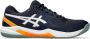 ASICS Gel-Dedicate 8 padelschoenen donkerblauw wit geel - Thumbnail 2