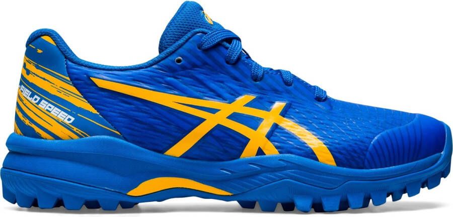 ASICS Field Speed FF Junior Sportschoenen Korfbal Blue Yellow