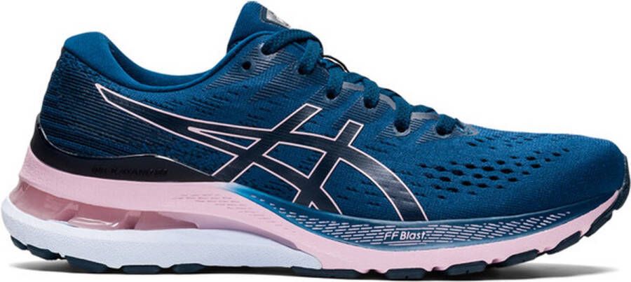 ASICS GEL-Kayano 28 Dames Sportschoenen Hardlopen Weg blauw