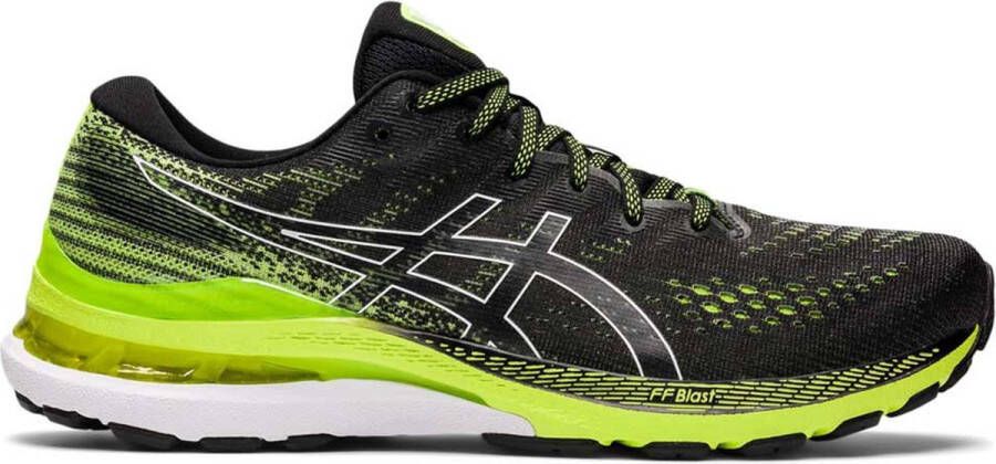 ASICS GEL-Kayano 28 Heren Sportschoenen Hardlopen Weg zwart geel