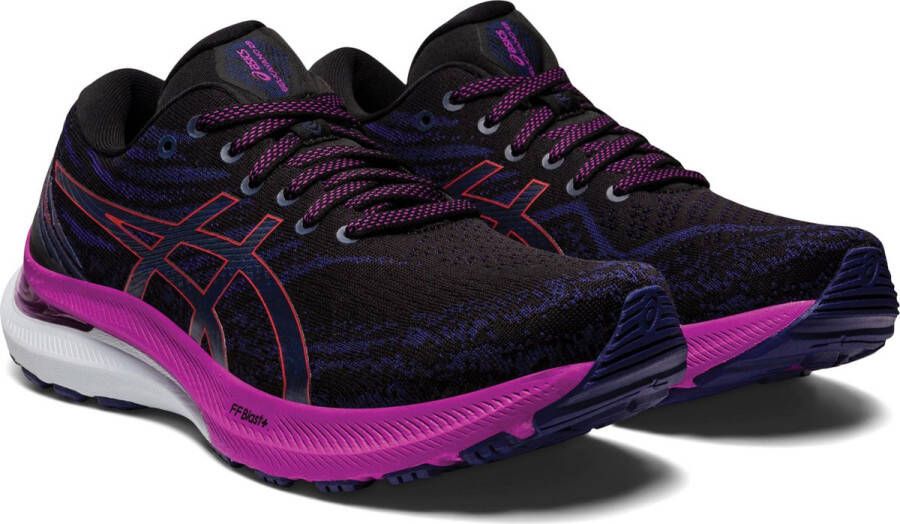 ASICS GEL-Kayano 29 Dames Sportschoenen Hardlopen Weg zwart paars