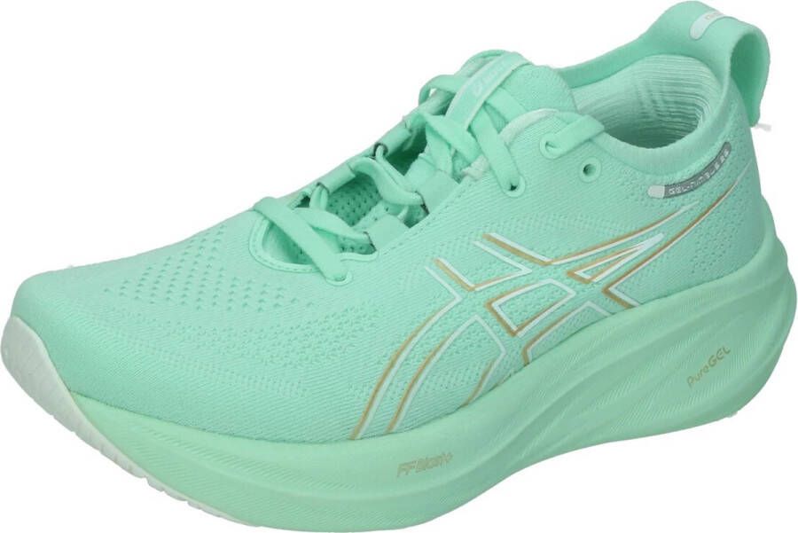 ASICS Women's Gel-Nimbus 26 Hardloopschoenen turkoois groen - Foto 1