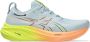 ASICS Gel-Nimb Paris Hardloopschoenen Heren Grijs Oranje Geel - Thumbnail 1