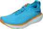 ASICS Gel-Nimb Hardloopschoenen Island Blue Sun Peach Heren - Thumbnail 5