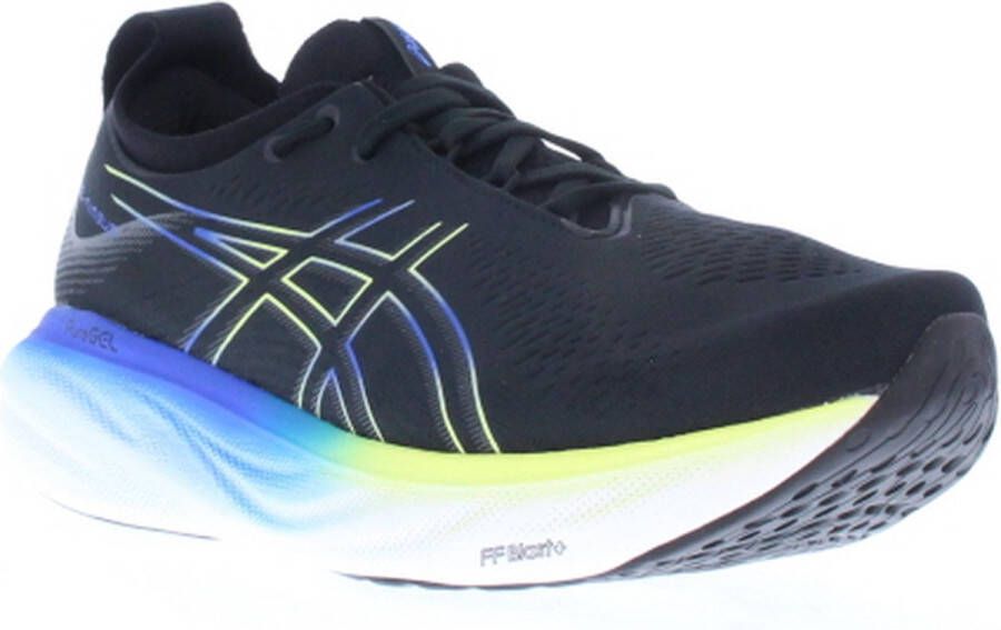 Asics gel-nimbus 25 hardloopschoenen zwart geel heren