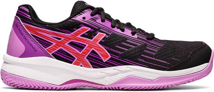 ASICS Gel-Padel Exclusive Dames Sportschoenen Padel Smashcourt Black Purple