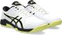 ASICS Gel-Peake 2 White glow yellow Hockey Hockeyschoenen Veld - Thumbnail 3