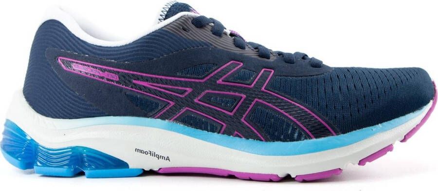 ASICS Gel-Pulse 12 hardloopschoenen donkerblauw roze blauw