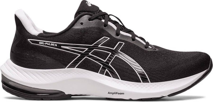 Asics gel-pulse 14 hardloopschoenen zwart wit dames - Foto 2