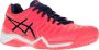 ASICS Gel-Resolution 7 Tennisschoenen Vrouwen roze blauw wit - Thumbnail 1