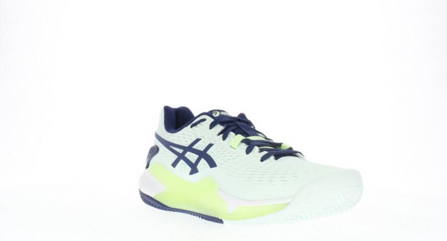 ASICS gel-resolution 9 clay Gravel tennis schoen dames Groen