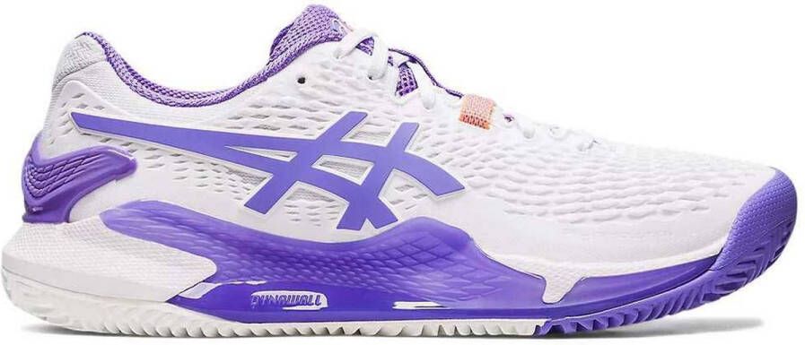 ASICS Gel-Resolution 9 Clay Tennisbannen Schoenen White Amethyst Dames - Foto 1