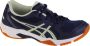 ASICS Gel-Rocket 10 1072A056-407 Vrouwen Marineblauw Volleybalschoenen - Thumbnail 2