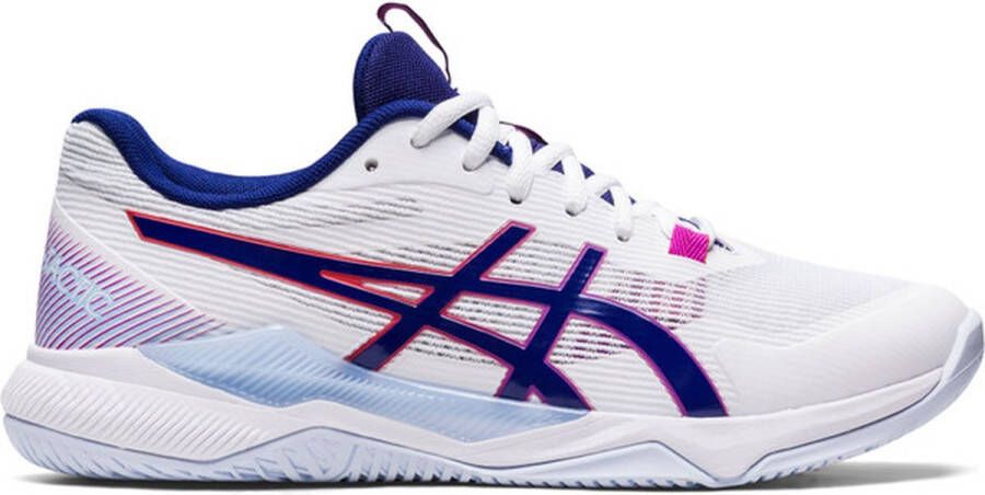 ASICS Gel-Tactic Dames Sportschoenen Volleybal Indoor wit paars