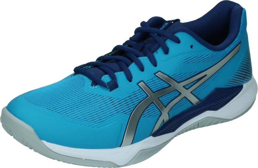 ASICS Gel-Tactic Volleybalschoenen Island Blue Pure Silver Heren