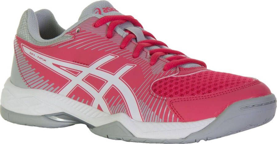 ASICS Gel-Task Indoorschoenen Dames Sportschoenen Vrouwen roze grijs wit