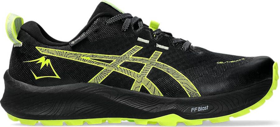 ASICS Gel-Trabuco 12 GTX Trail Heren Hardloopschoenen Black Safety Yellow