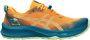 ASICS Gel Trabuco 12 Hardloopschoenen Trailrun Dames Oranje Blauw - Thumbnail 3