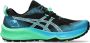 ASICS Gel Trabuco 12 Hardloopschoenen Trailrun Heren Zwart-Blauw-Groen - Thumbnail 1