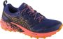 ASICS Gel-Trabuco Terra 1012A902-410 Vrouwen Marineblauw Hardloopschoenen - Thumbnail 1