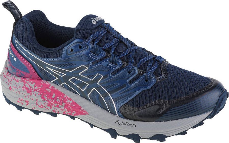 ASICS GEL-Trabuco Terra Dames Sportschoenen Hardlopen Trail donkerblauw