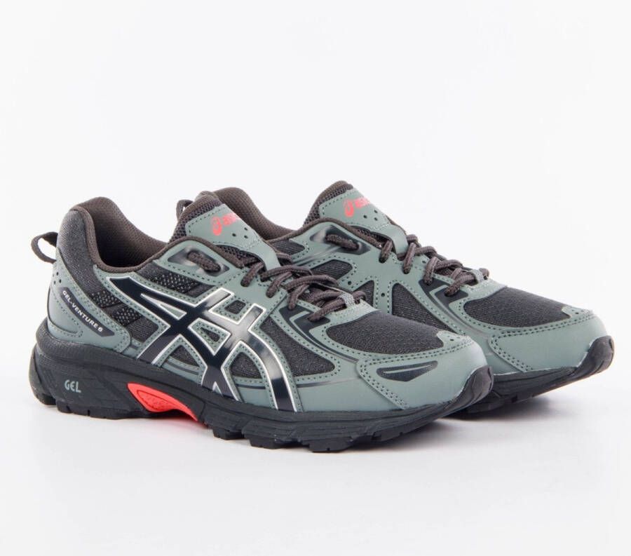 ASICS GEL VENTURE 6 GS sneakers grijs zwart rood - Foto 2