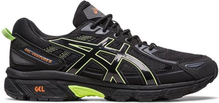 ASICS Venture 6 Zwart Limoen Heren Sneaker Black Heren