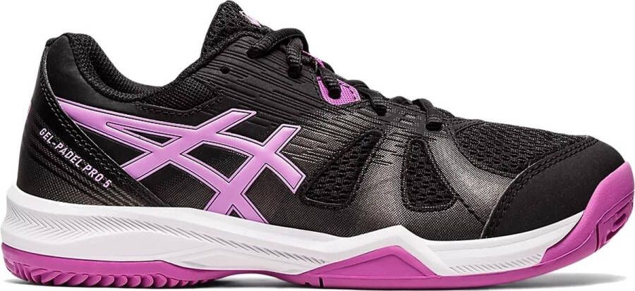 ASICS ' Black And Pink Gel Padel Pro 5 Gs 1044a048 002 Padel Shoes