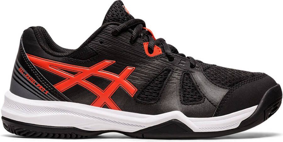 ASICS Junior Black And Red Gel-padel Pro 5 Grade School 1044a048 001 Shoes