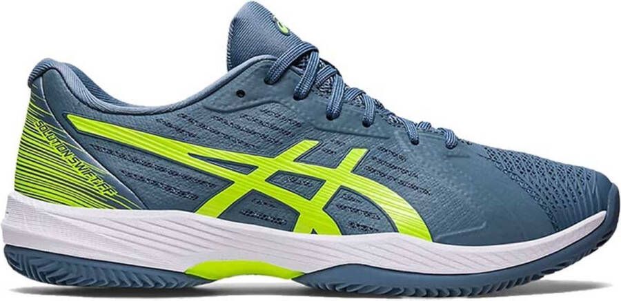 ASICS Lime Green And Blue Solution Swift Ff Clay 1041a299