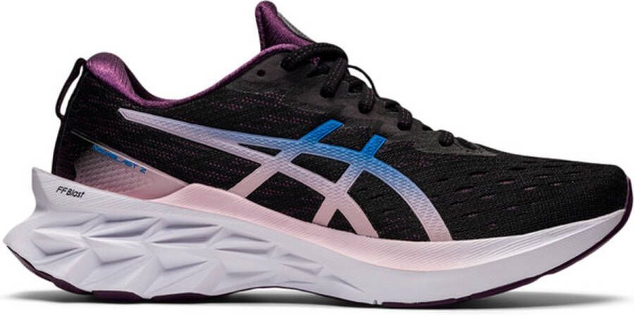 ASICS Novablast 2 Dames Sportschoenen Hardlopen Weg zwart blauw