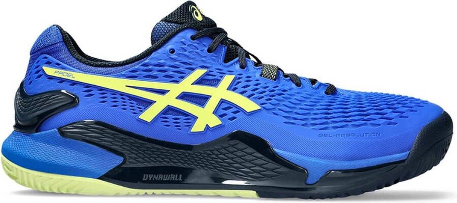 ASICS Padelschoen Gel Resolution 9 Heren Blauw Geel