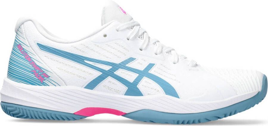 ASICS Padelschoen Solution Swift FF Dames Wit Blauw