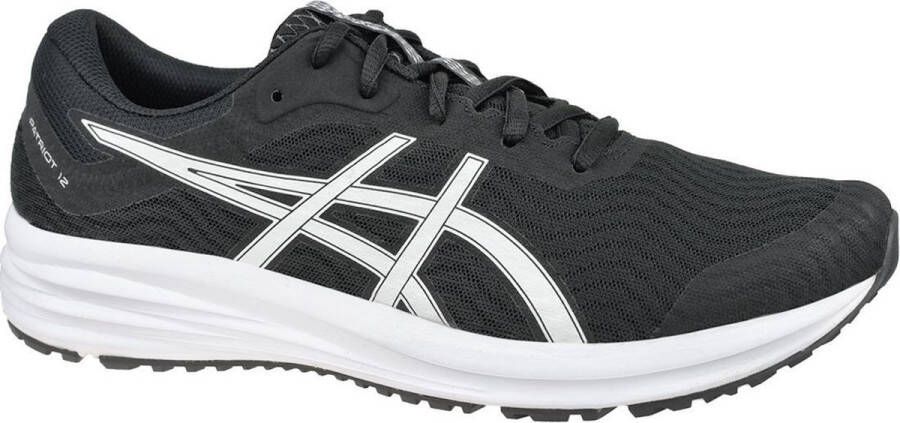 ASICS Patriot 12 hardloopschoenen zwart wit heren