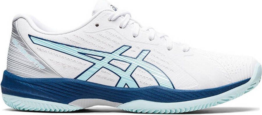 ASICS Solution Swift FF Clay Dames Sportschoenen Tennis Smashcourt White Blue