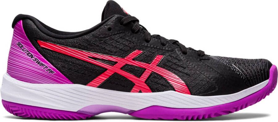 ASICS Solution Swift FF Padel Dames Sportschoenen Padel Smashcourt Black Purple