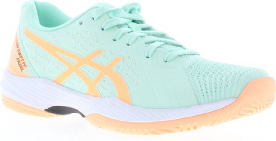 ASICS solution swift ff padel tennis schoen dames lichtgroen mint