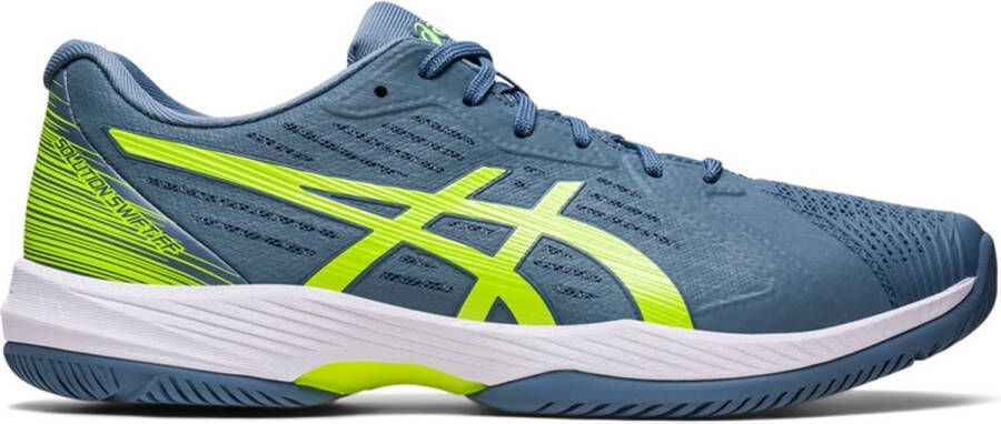 ASICS Steel Blue And Lime Green Solution Swift Ff 1041a298