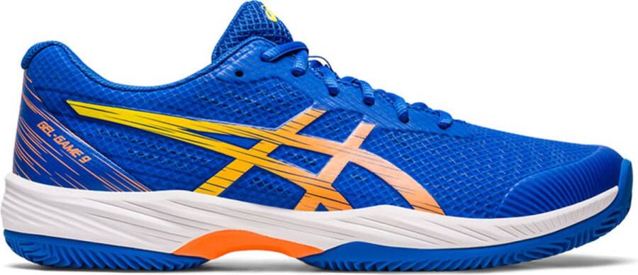 ASICS Tennisschoen Gel Game 9 Clay OC Heren Blauw Oranje