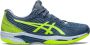 ASICS Tennisschoen Padelschoen Solution Speed FF 2 Clay Heren Blauw Geel - Thumbnail 1