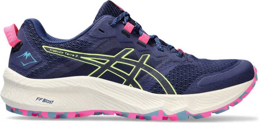 ASICS Trabuco Terra 2 Trailrunningschoenen Blauw 1 2 Vrouw