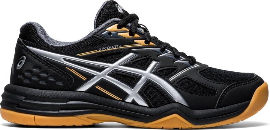 ASICS Upcourt 4 gs Upcourt 4 gs zaalsportschoenen zwart wit kids