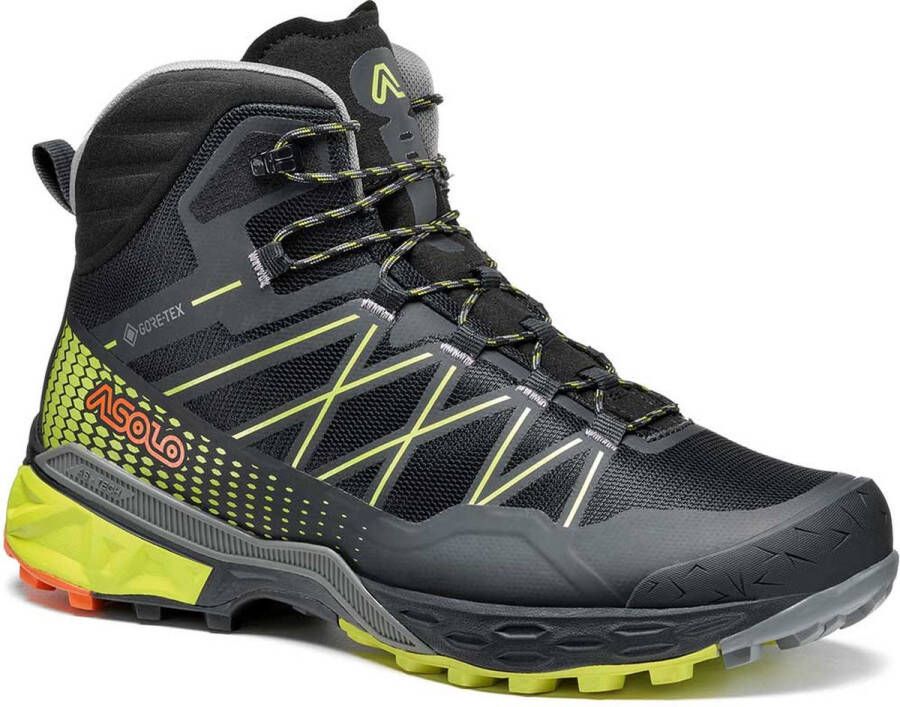 Asolo Tahoe Mid GTX MM Wandelschoenen Heren Black Safety Yellow