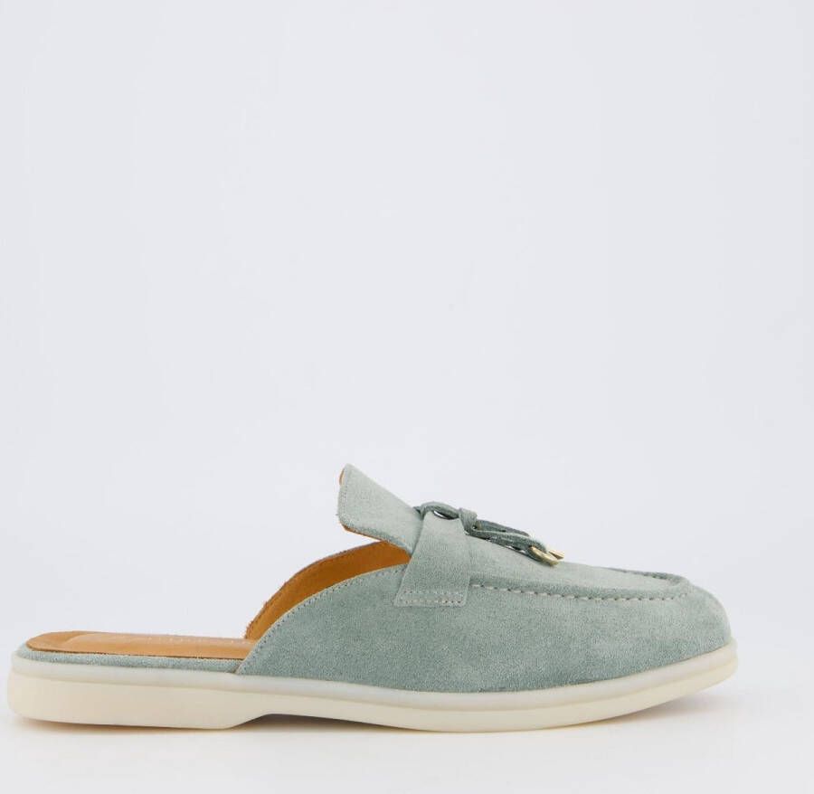 Atelier Verdi Julia Slip On Schoenen in Jade Green Dames