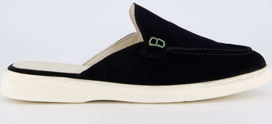 Atelier Verdi Zwarte Slip On Sandaal voor Dames Black Dames