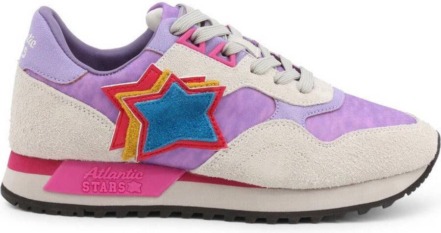 Atlantic stars Dames Sneakers Textiel Fluweel Rubber Zool Brown Dames