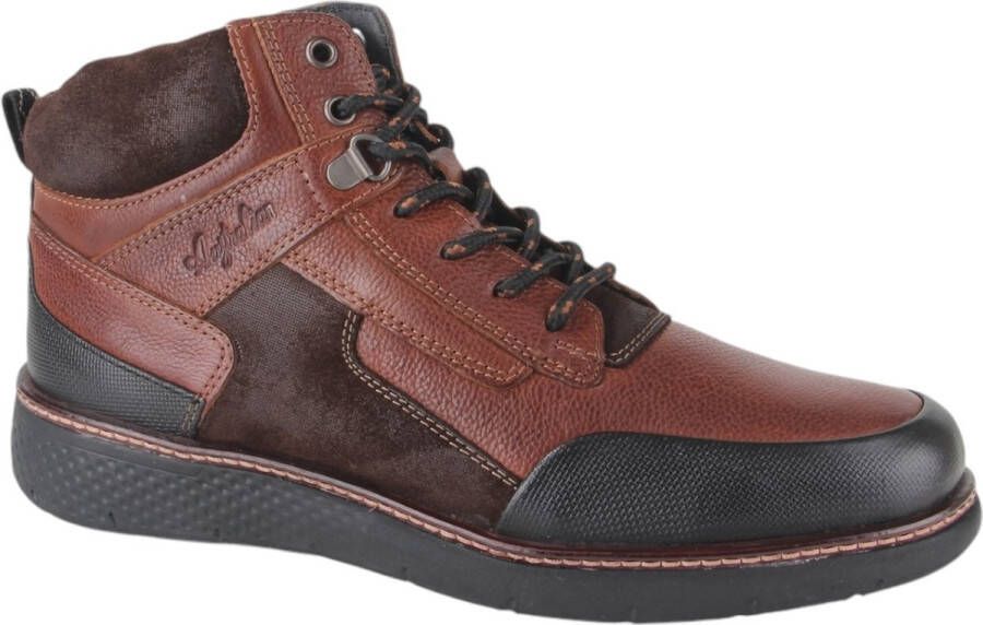 Australian Bezos Leather Cognac D21 Heren Veterschoenen Bruin