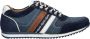 Australian Blauwe Suède Lage Sneakers Camaro Multicolor Heren - Thumbnail 2