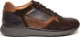 Australian Dakota Black Brown Tan H-Wijdte Veterschoenen - Thumbnail 1